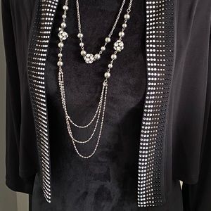 Formal cropped/ quarter sleeve jacket